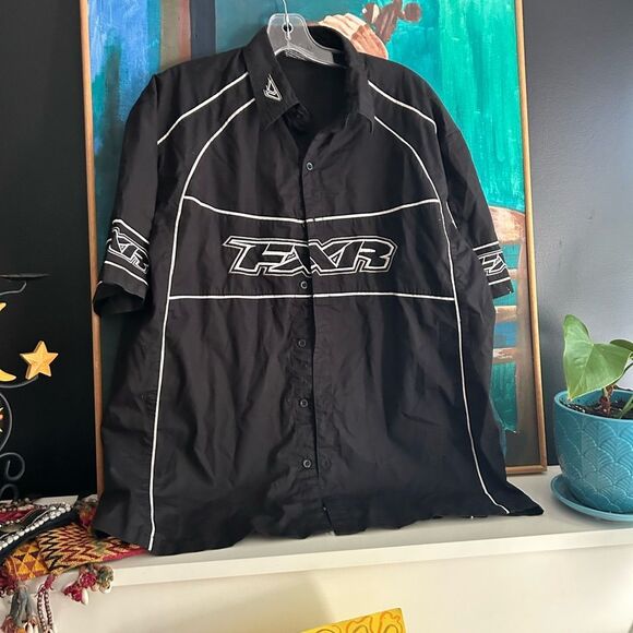 FXR Men's Black Casual Button Down Shirt - Picture 15 of 16